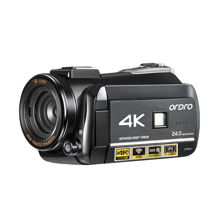 ORDRO AC3 3.1 inch IPS Screen 4K Full HD 13MP Night Vision WiFi Live Camcorder DV Digital Camera ORDRO AC3 3.1 inch IPS Screen 4K Full HD 13MP Night Vision WiFi Live Camcorder DV Digital Camera